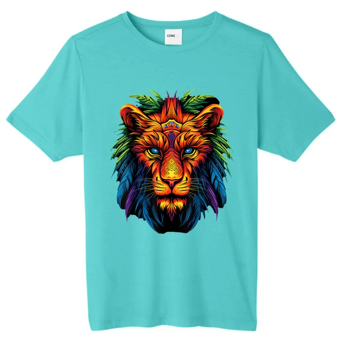 Tribal Lion Graphic ChromaSoft Performance T-Shirt