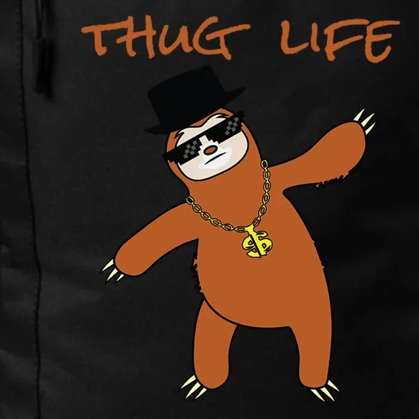 Thug Life Gangsta Sloth Daily Commute Backpack