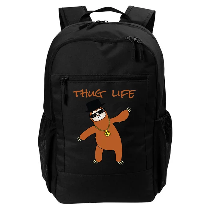 Thug Life Gangsta Sloth Daily Commute Backpack