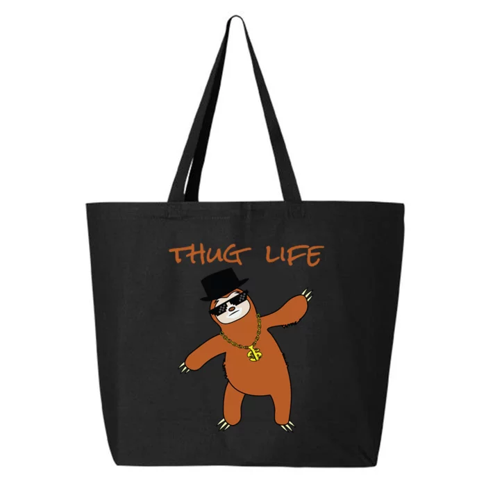 Thug Life Gangsta Sloth 25L Jumbo Tote