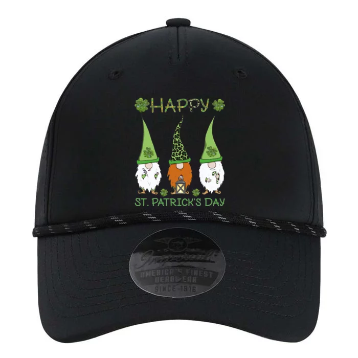 Three Leprechauns Gift Happy Saint Patrick's Day Irish Shamrock Cool Gift Performance The Dyno Cap