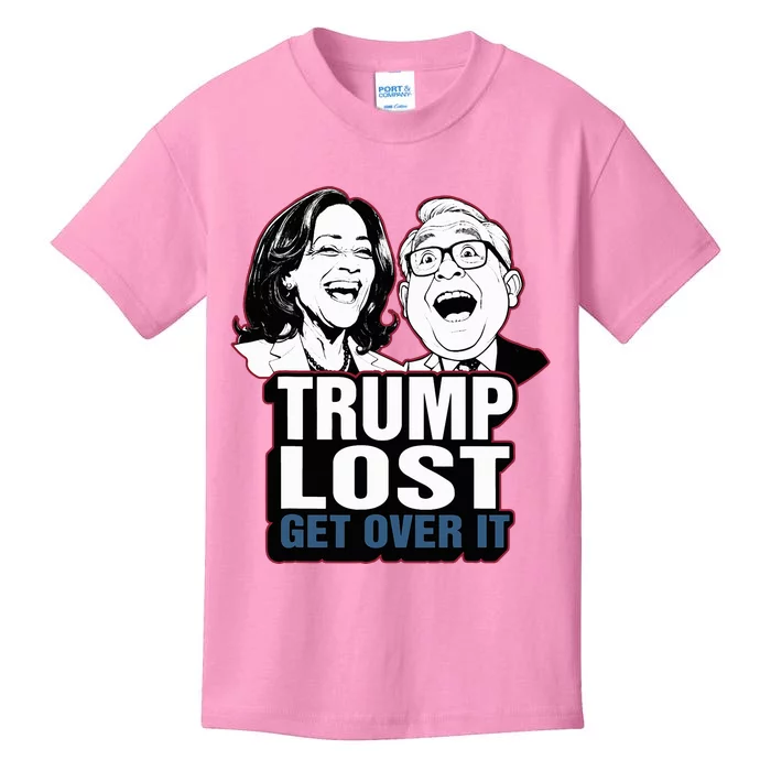 Trump Lost Get Over It The 1st Madam President Kids T-Shirt