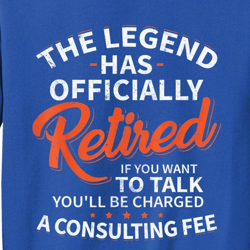 The Legend Has Retired Men Officer Officially Retirement Sweatshirt