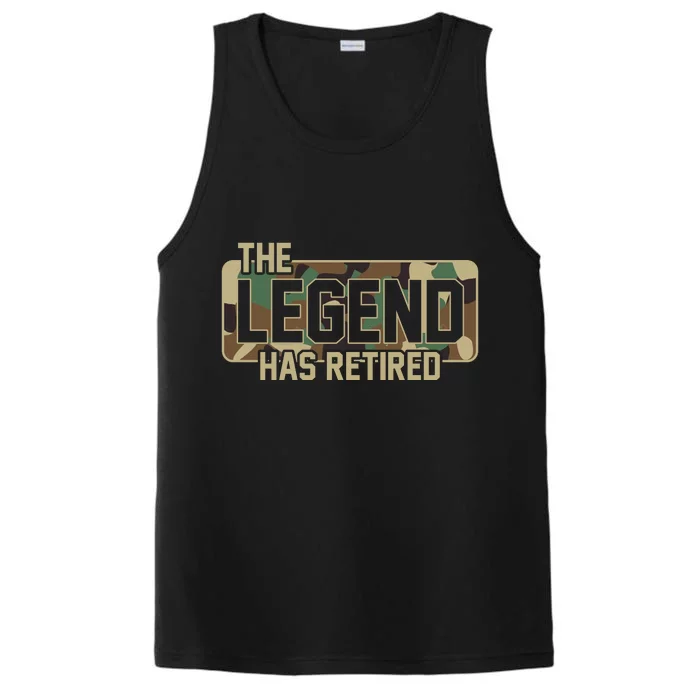 The Legend Has Retired Army Veteran Gift Performance Tank