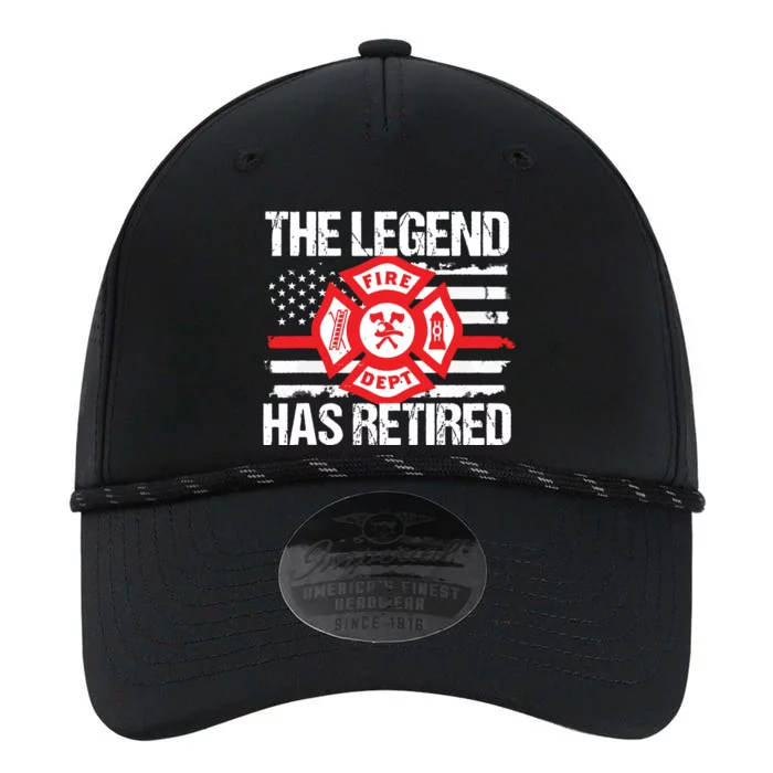 The Legend Has Retired Firefighter Retirement Party Gift Performance The Dyno Cap