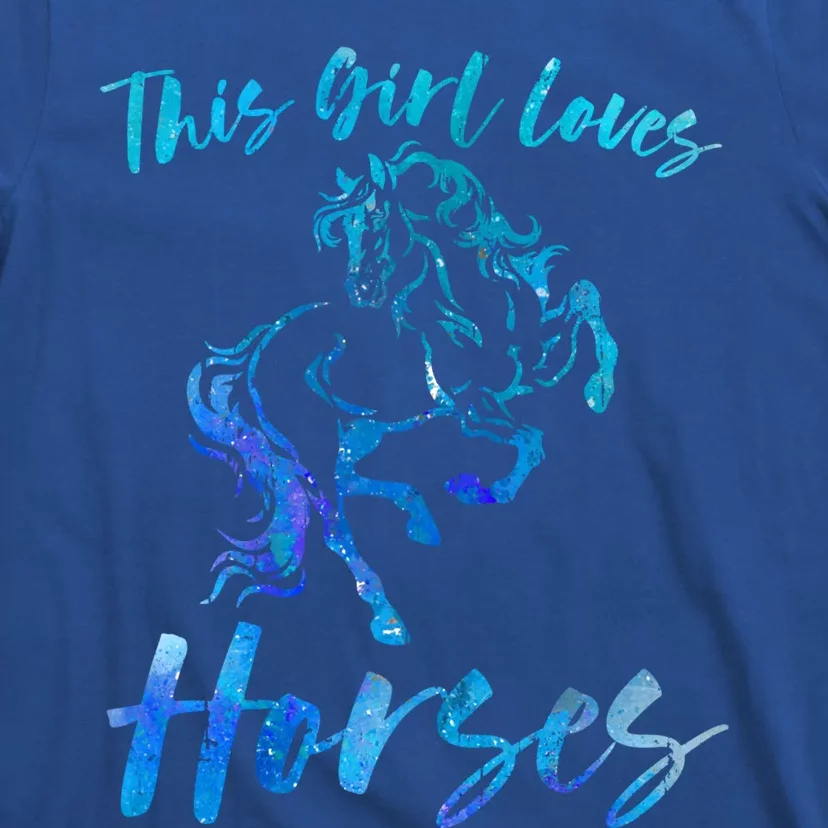 This Loves Horses Equestrian Rider Horseback Riding Mom Gift T-Shirt