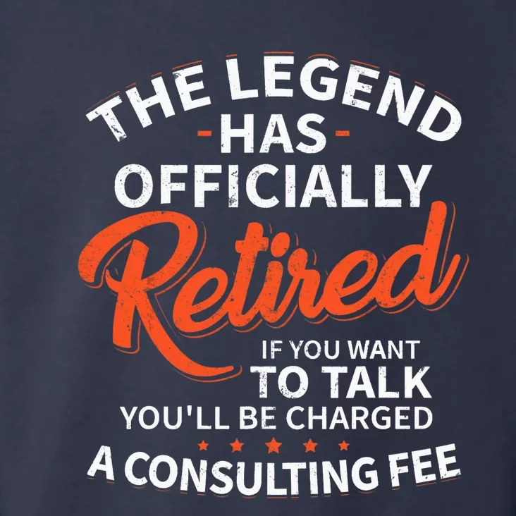 The Legend Has Retired Officer Officially Retirement Toddler Hoodie