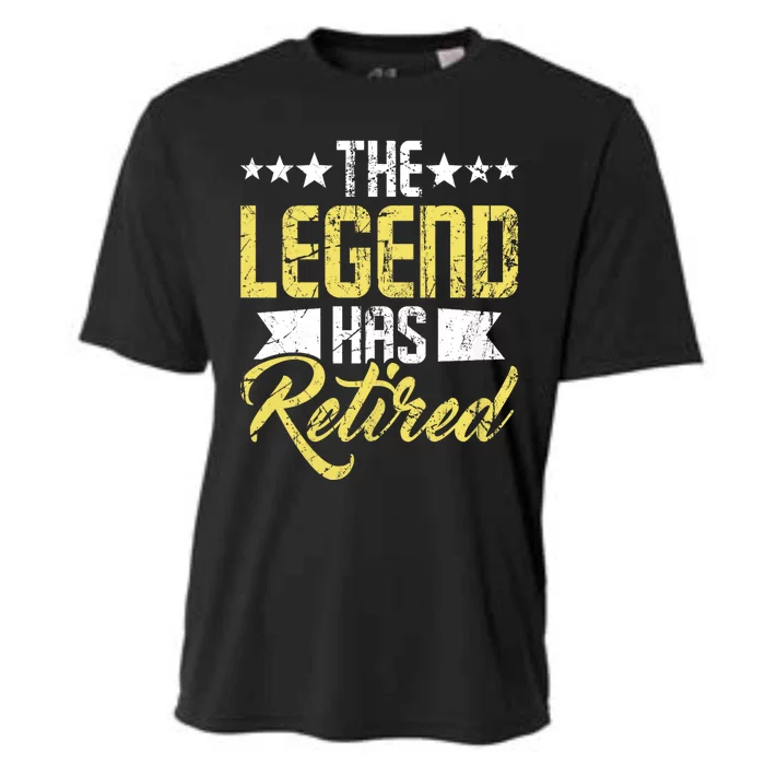 The Legend Has Retired Retirement Retiree Pension Retiring Cooling Performance Crew T-Shirt