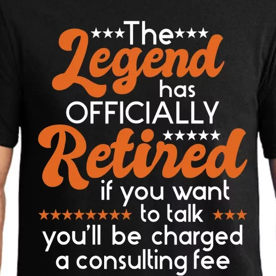 The Legend Has Officially Retired - Retiree Retirement Pajama Set