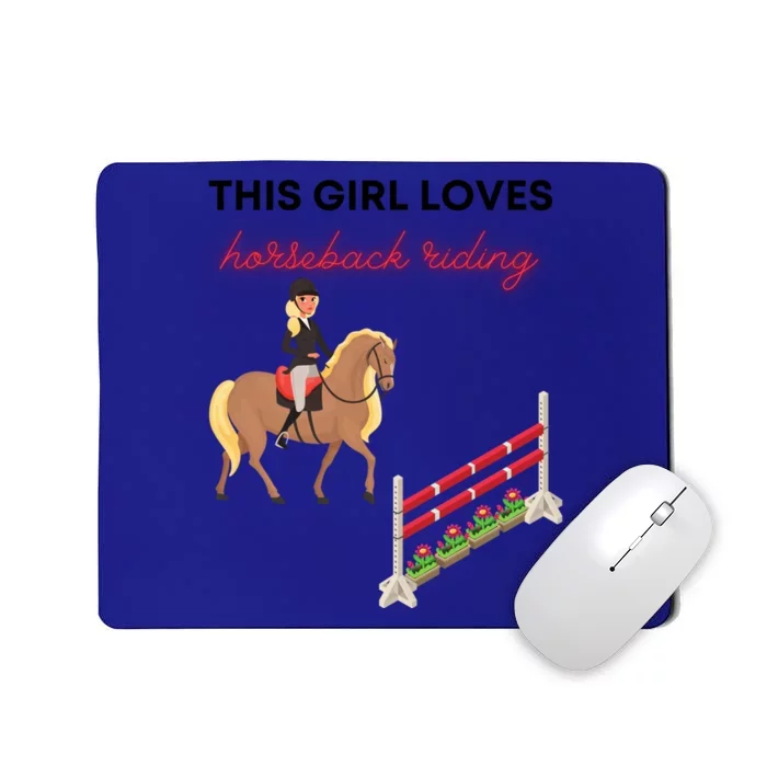 This Loves Horseback Riding Gift Mousepad