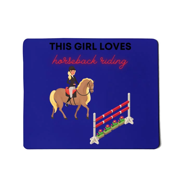 This Loves Horseback Riding Gift Mousepad