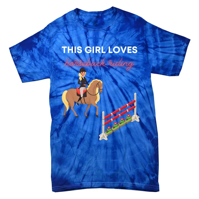 This Loves Horseback Riding Gift Tie-Dye T-Shirt