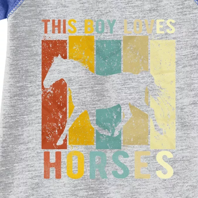 This Loves Horses Horse Infant Baby Jersey Bodysuit