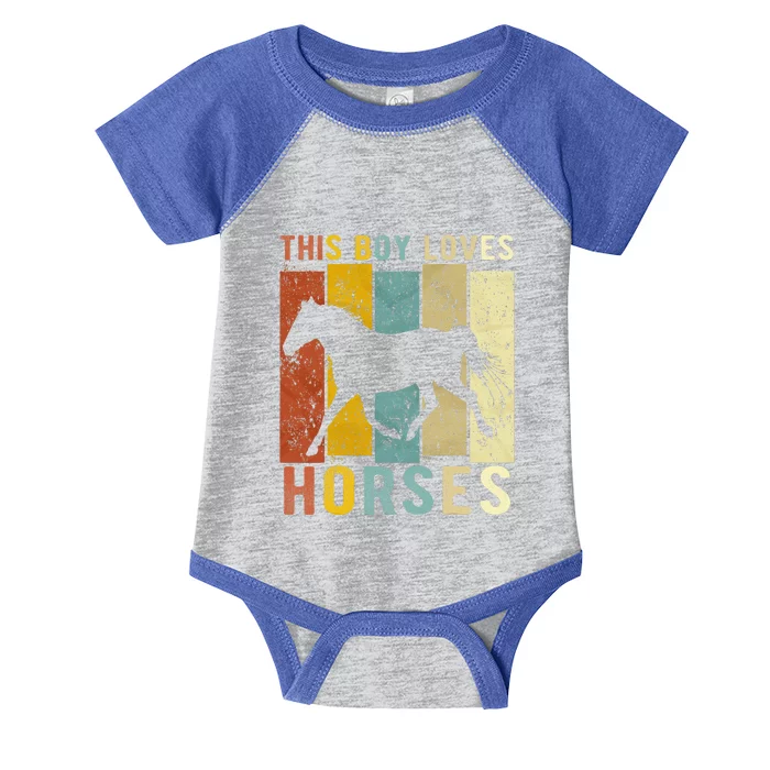 This Loves Horses Horse Infant Baby Jersey Bodysuit