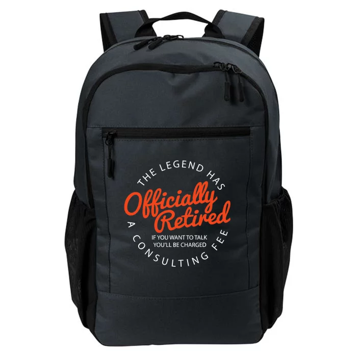 The Legend Has Officially Retired Funny Retirement Gifts Daily Commute Backpack