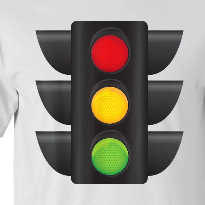 Traffic Light Halloween Costume Stop Go Green Yellow Red Tall T-Shirt