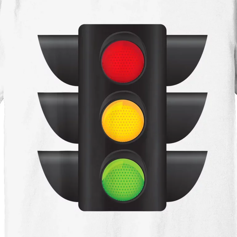 Traffic Light Halloween Costume Stop Go Green Yellow Red Premium T-Shirt