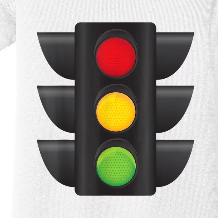 Traffic Light Halloween Costume Stop Go Green Yellow Red Baby Bodysuit