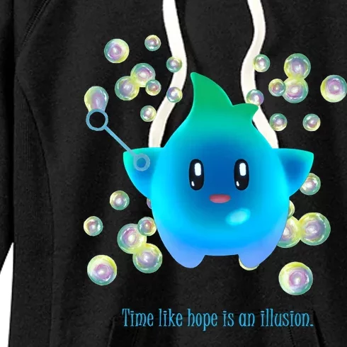 Time Like Hope Is An Illusion Luma Star Cute Gift Idea Women's Fleece Hoodie