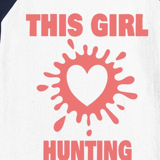 This Loves Hunting Funny Hunter Cute Gift Baseball Sleeve Shirt