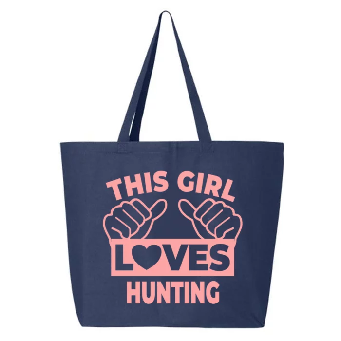 This Loves Hunting Hunting Hunter Gift 25L Jumbo Tote