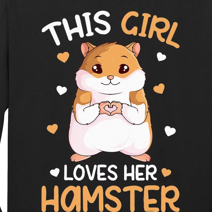 This Loves Her Hamster Hammy Hamster Lover Long Sleeve Shirt