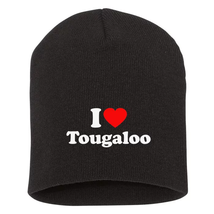 Tougaloo Love Heart College University Alumni Short Acrylic Beanie