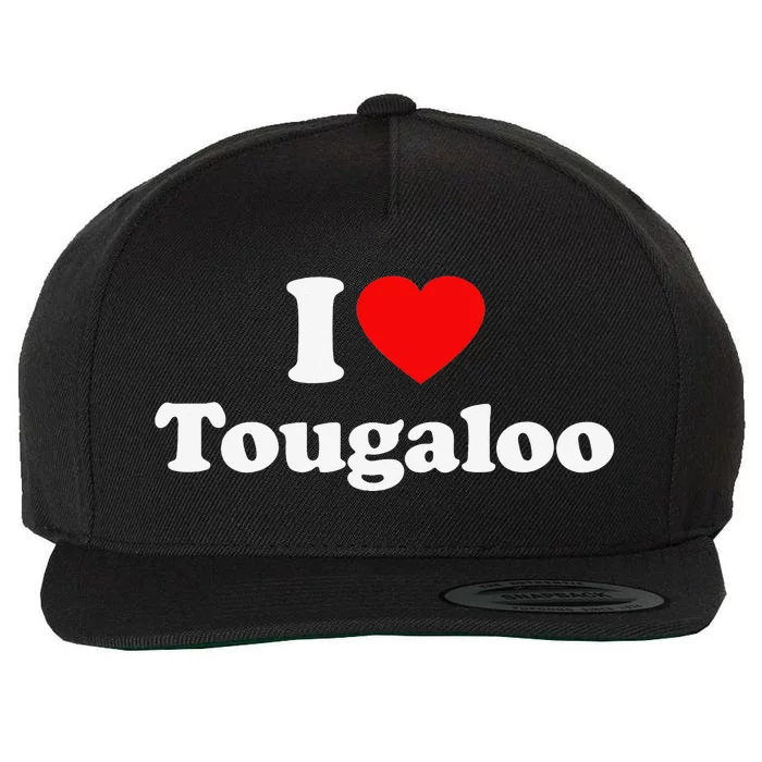 Tougaloo Love Heart College University Alumni Wool Snapback Cap