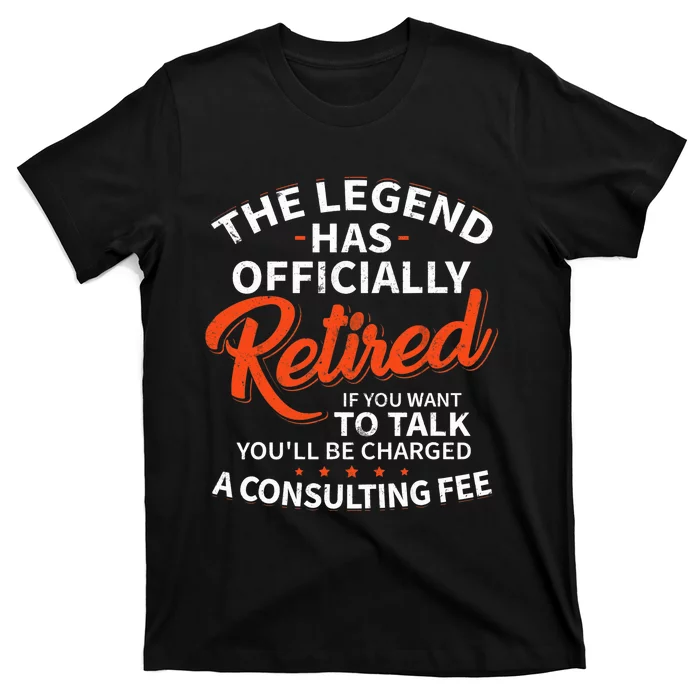 The Legend Has Retired Officer Officially Retirement T-Shirt ...