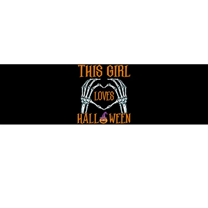 This Loves Halloween Cute Halloween Costume Bumper Sticker