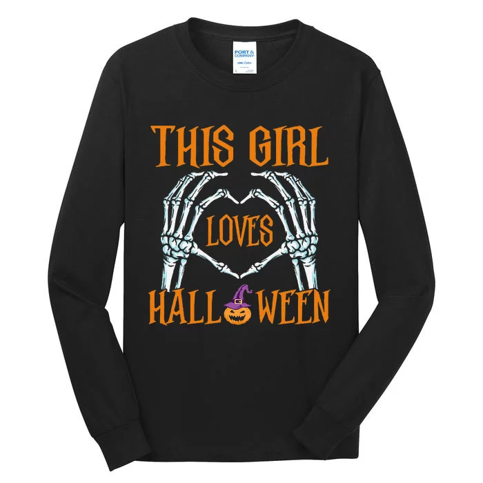 This Loves Halloween Cute Halloween Costume Tall Long Sleeve T-Shirt