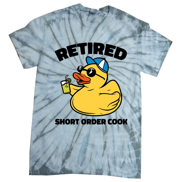 The Legend Has Retired Short Order Cook Meaningful Gift Tie-Dye T-Shirt