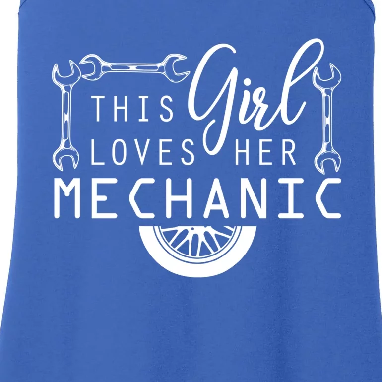 This Loves Her Mechanic Mechanics Wife Funny Car Lover Gift Ladies Essential Tank