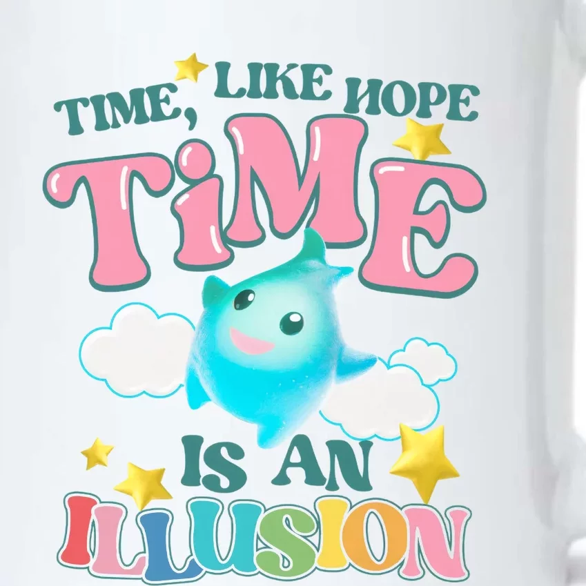 Time Like Hope Is An Illusion Lumalee Blue Luma Star Black Color Changing Mug