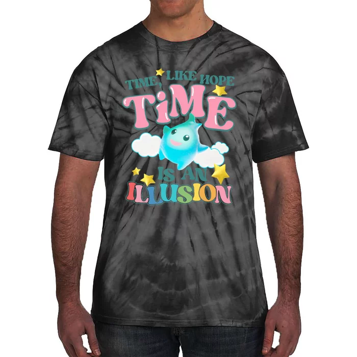 Time Like Hope Is An Illusion Lumalee Blue Luma Star Tie-Dye T-Shirt