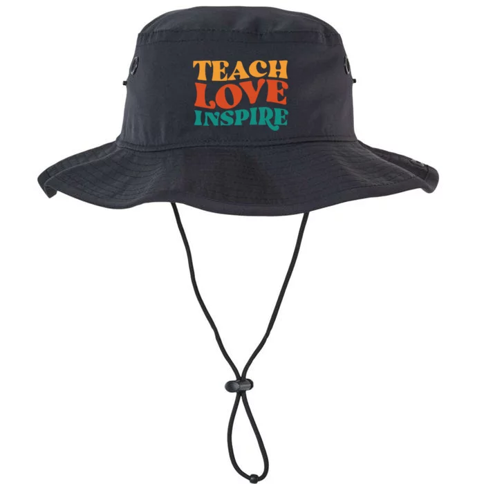 Teach Love Inspire Gift For Teacher Legacy Cool Fit Booney Bucket Hat