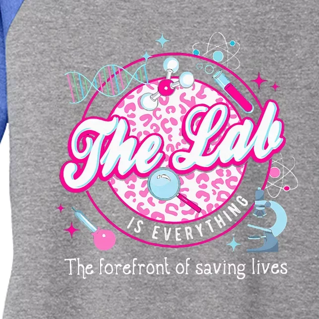 The Lab Is Everything Lab Week 2024 Women's Tri-Blend 3/4-Sleeve Raglan Shirt