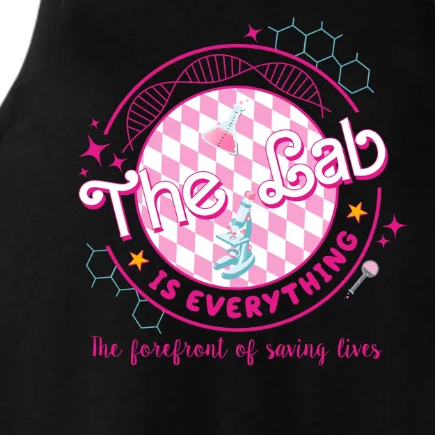 The Lab Is Everything The Forefront Of Saving Lives Ladies Tri-Blend Wicking Tank