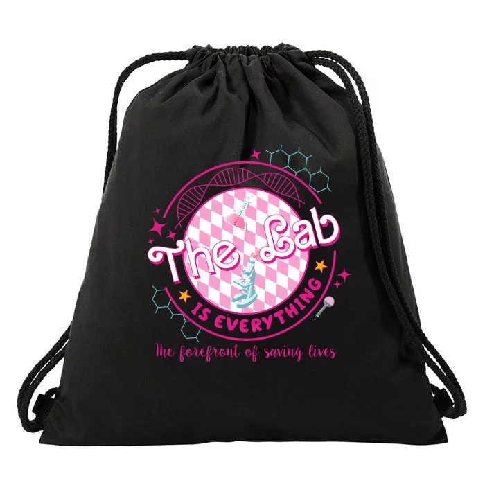 The Lab Is Everything The Forefront Of Saving Lives Drawstring Bag