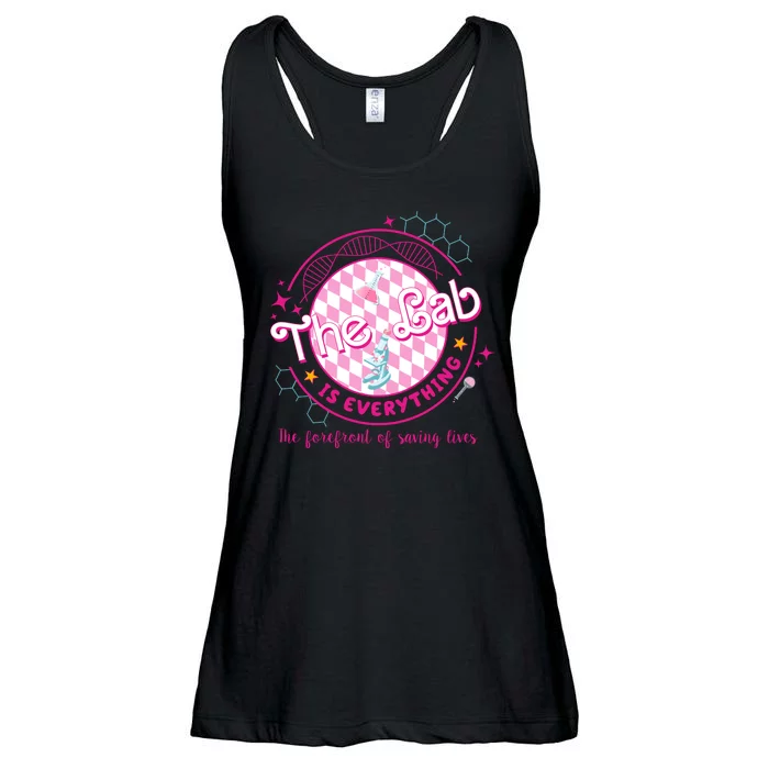 The Lab Is Everything The Forefront Of Saving Lives Ladies Essential Flowy Tank