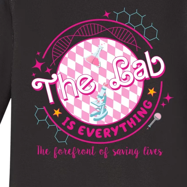 The Lab Is Everything The Forefront Of Saving Lives Baby Long Sleeve Bodysuit