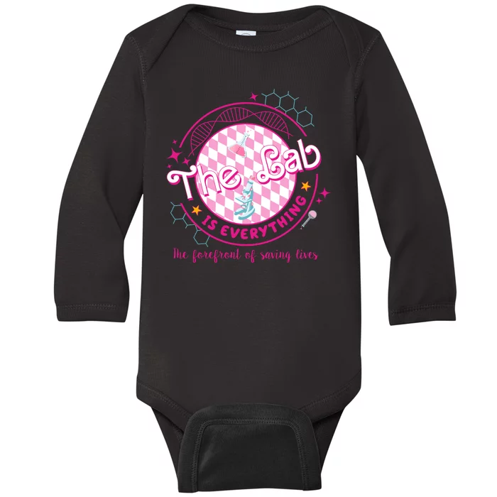 The Lab Is Everything The Forefront Of Saving Lives Baby Long Sleeve Bodysuit