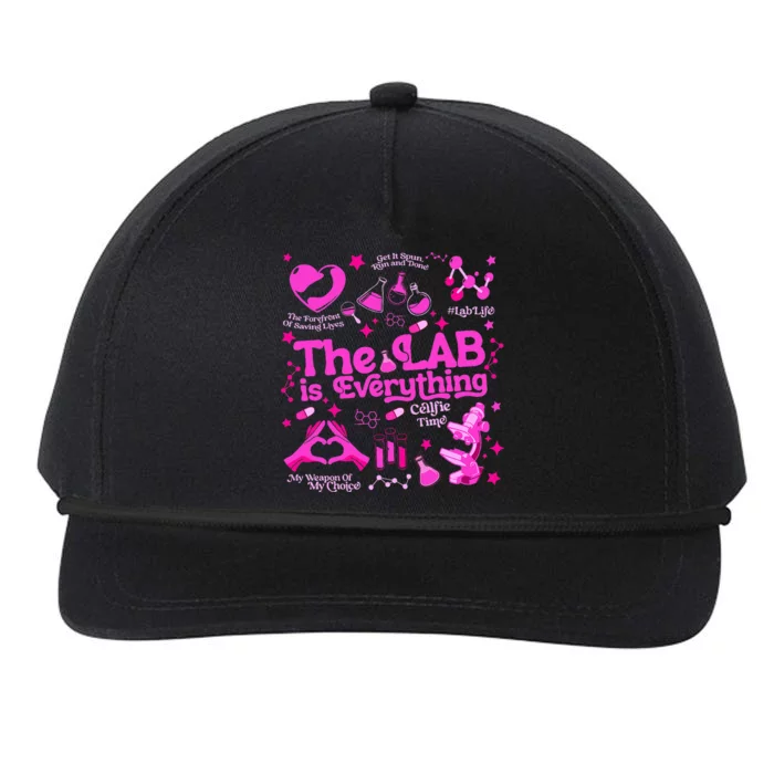 The Lab Is Everything Lab Week 2024 Medical Lab Science Snapback Five-Panel Rope Hat