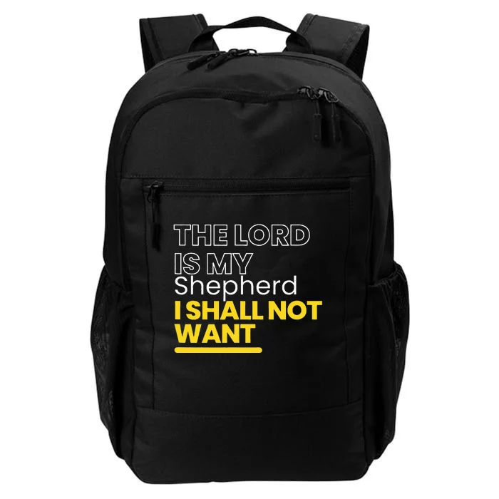 The Lord is My Shepherd I Shall Not Want Christian Daily Commute Backpack