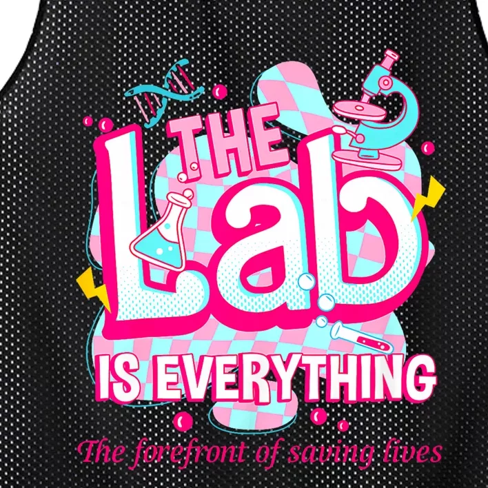 The Lab Is Everything Lab Week 2024 Medical Lab Science Mesh Reversible Basketball Jersey Tank