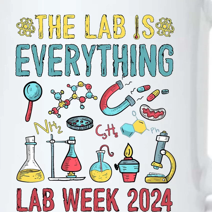 The Lab Is Everything Medical Laboratory Week 2024 Black Color Changing Mug