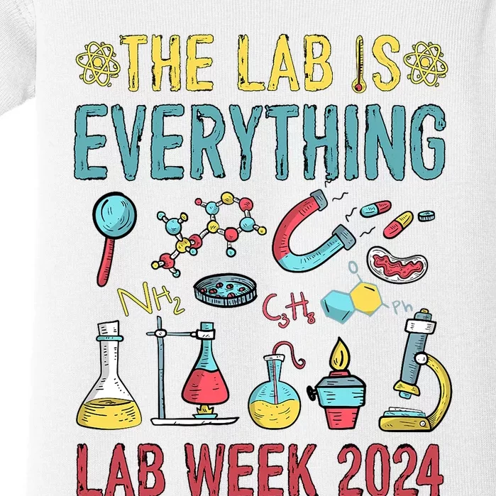 The Lab Is Everything Medical Laboratory Week 2024 Baby Bodysuit