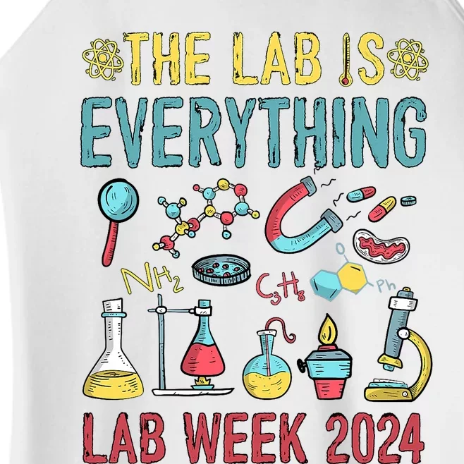 The Lab Is Everything Medical Laboratory Week 2024 Women’s Perfect Tri Rocker Tank