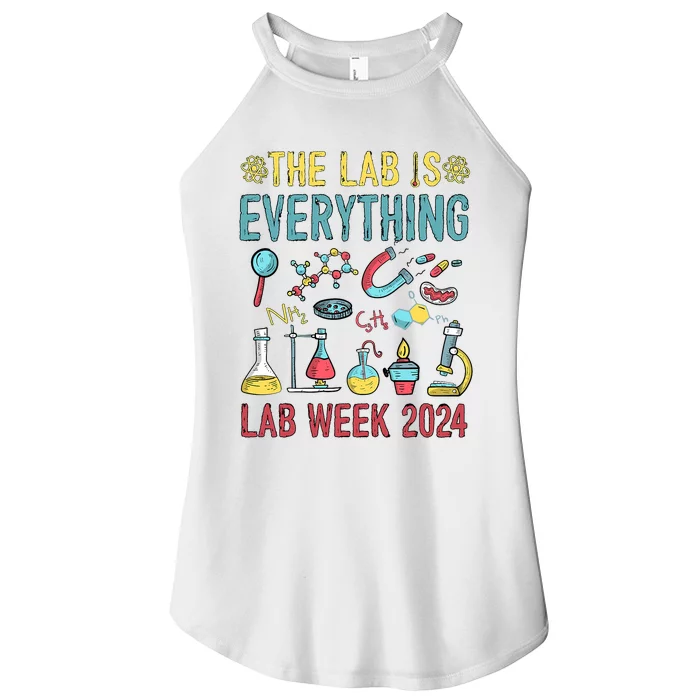 The Lab Is Everything Medical Laboratory Week 2024 Women’s Perfect Tri Rocker Tank