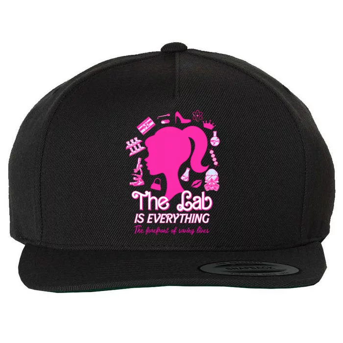 The Lab Is Everything The Forefront Of Saving Lives Wool Snapback Cap